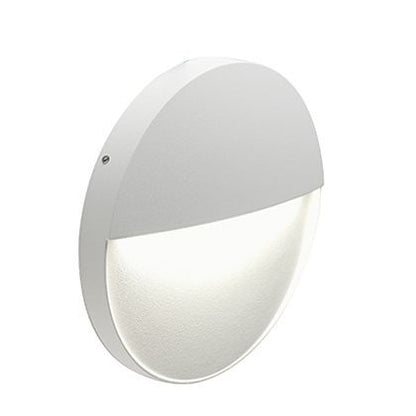 Balise de marche 6W LED 4000K géo ligne ronde blanc