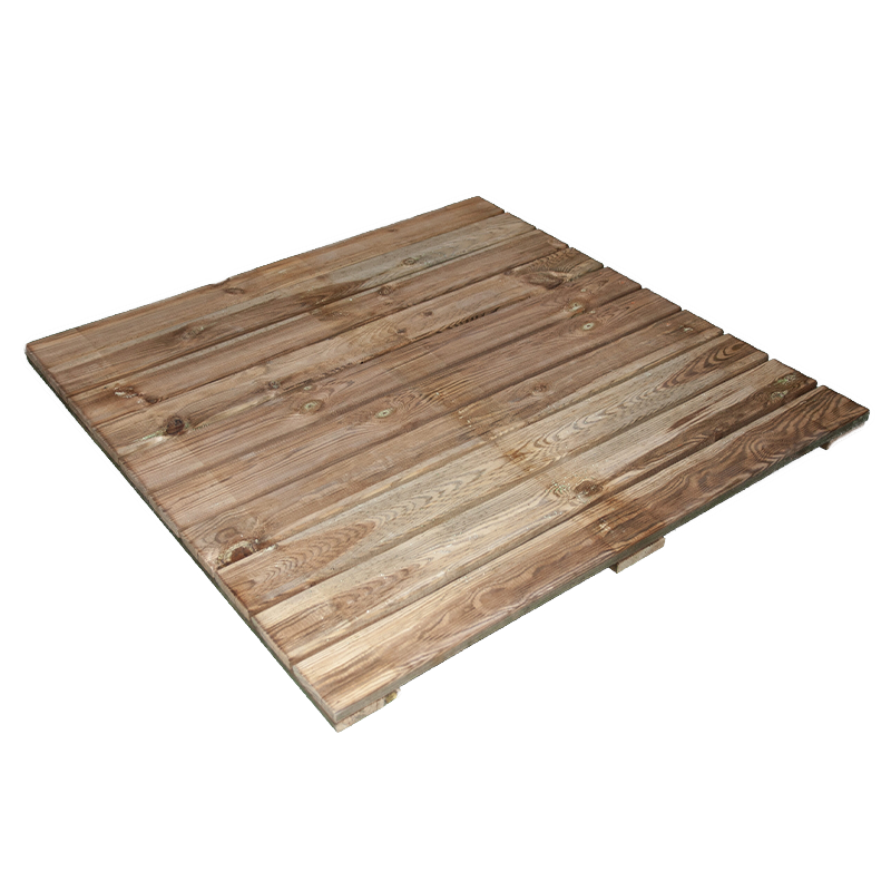 Carrelage en bois 100x100x3,8 cm