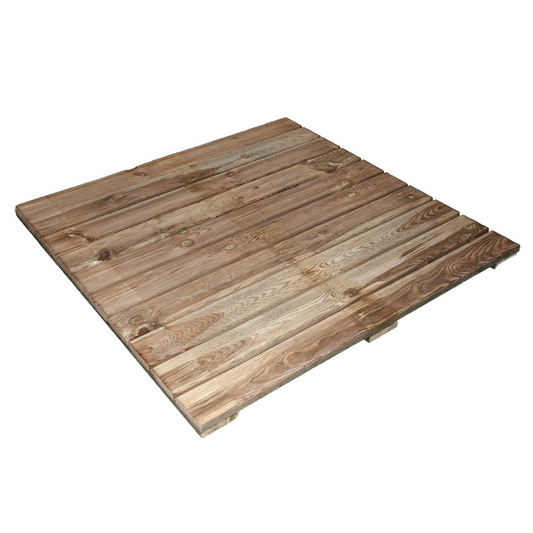 Carrelage en bois 100x100x3,8 cm