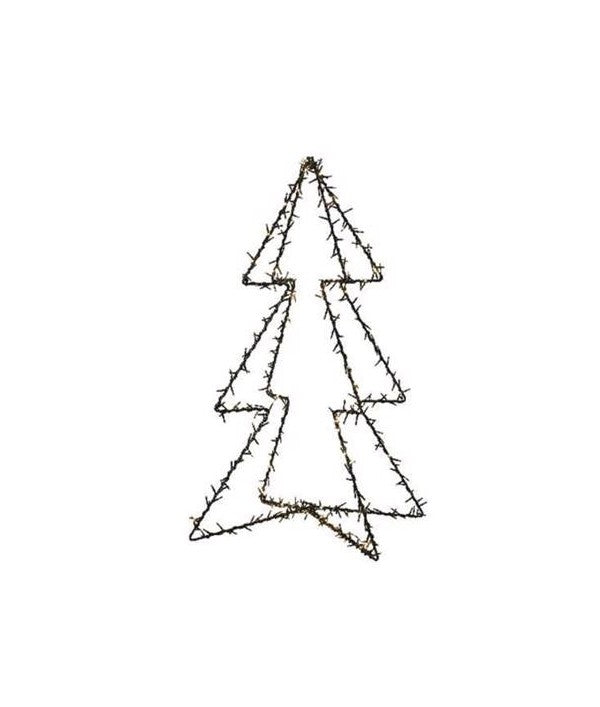 Albero luce calda esterno 400l 98 cm