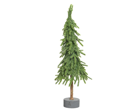 Mini albero gnomo glitterato 13x45 cm