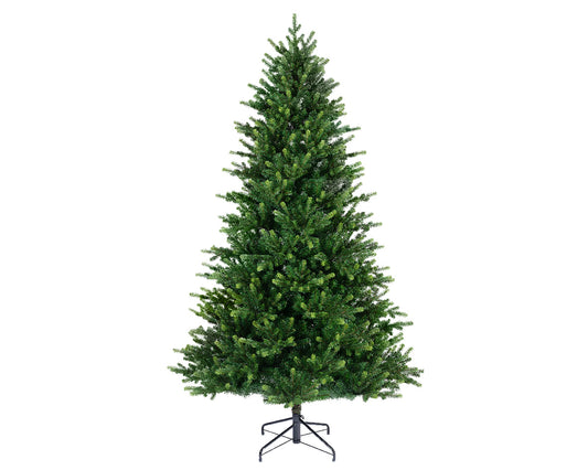 Albero di Natale artificiale 210x132 cm verde