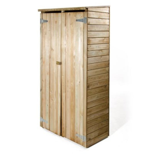 Armoire de jardin en bois imprégné 177h cm