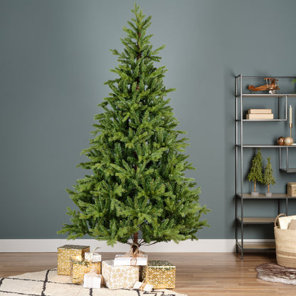 Sapin de Noël en pin Allison H 240 x ø 152 cm